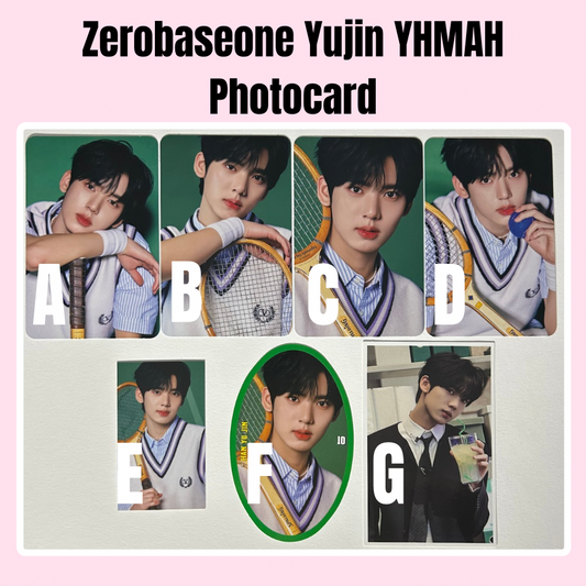 Yujin Zerobaseone YHMAH Photocard Version Choice