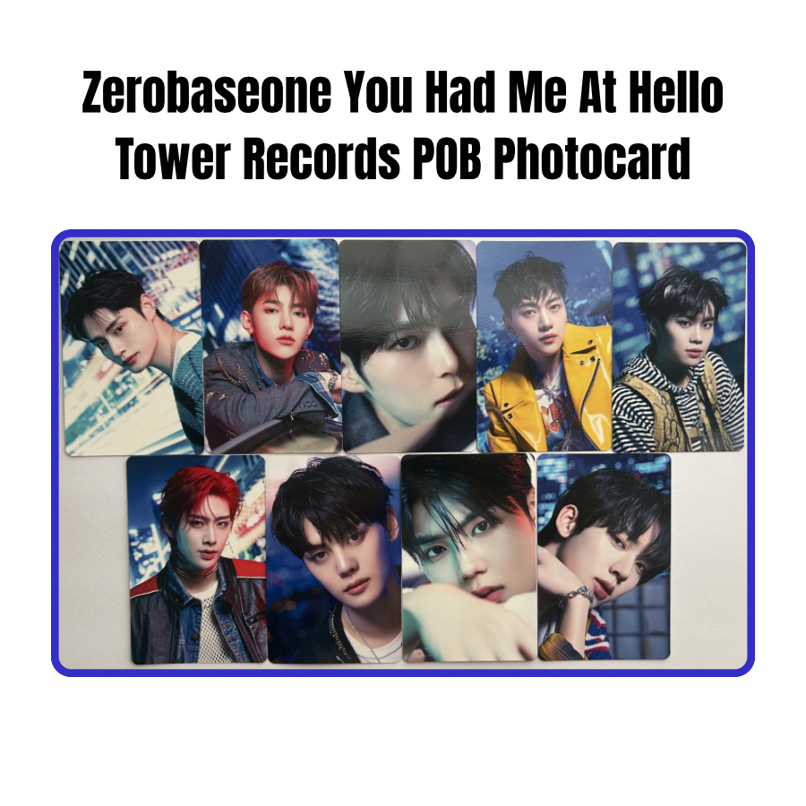 Zerobaseone You Had Me At Hello YHMAH Tower Records POB Photocard