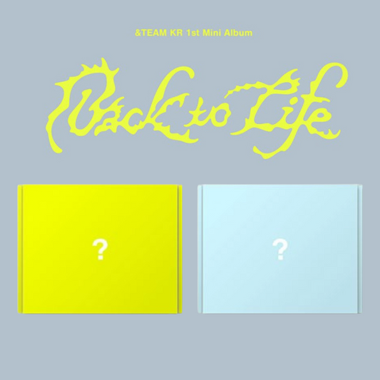 PRE ORDER &TEAM - Korean 1st Mini Album Back to Life (BREATH ver / GAZE ver)