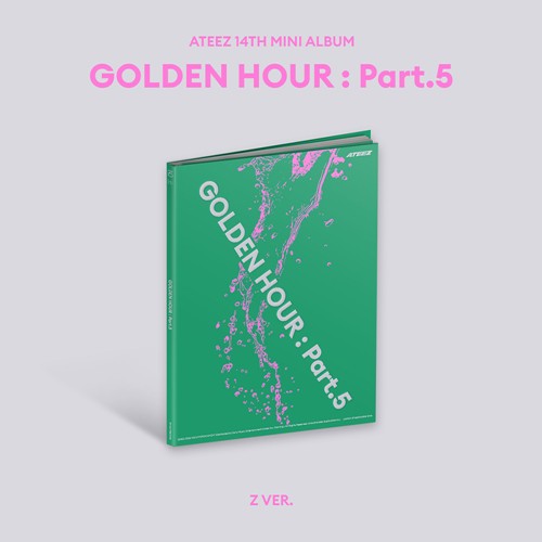 PRE ORDER Ateez GOLDEN HOUR : Part 5 Album KQ Shop Pob Option