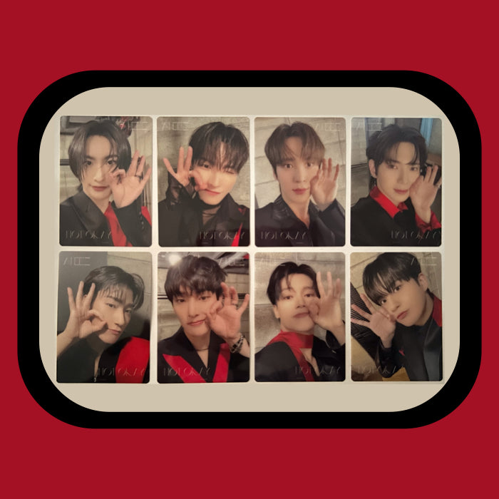 Ateez NOT OKAY HMV Japan clear photocard POB