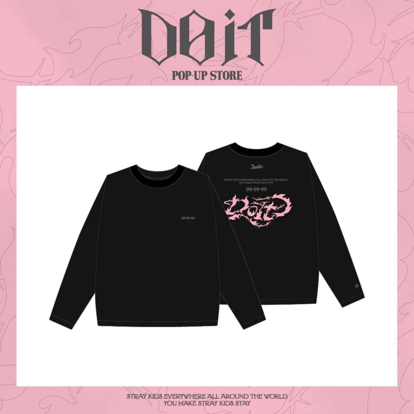 PRE ORDER Stray Kids DO IT Pop Up MD Long Sleeve