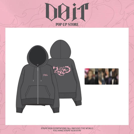 PRE ORDER Stray Kids DO IT Pop Up MD Zip-Up Hoodie