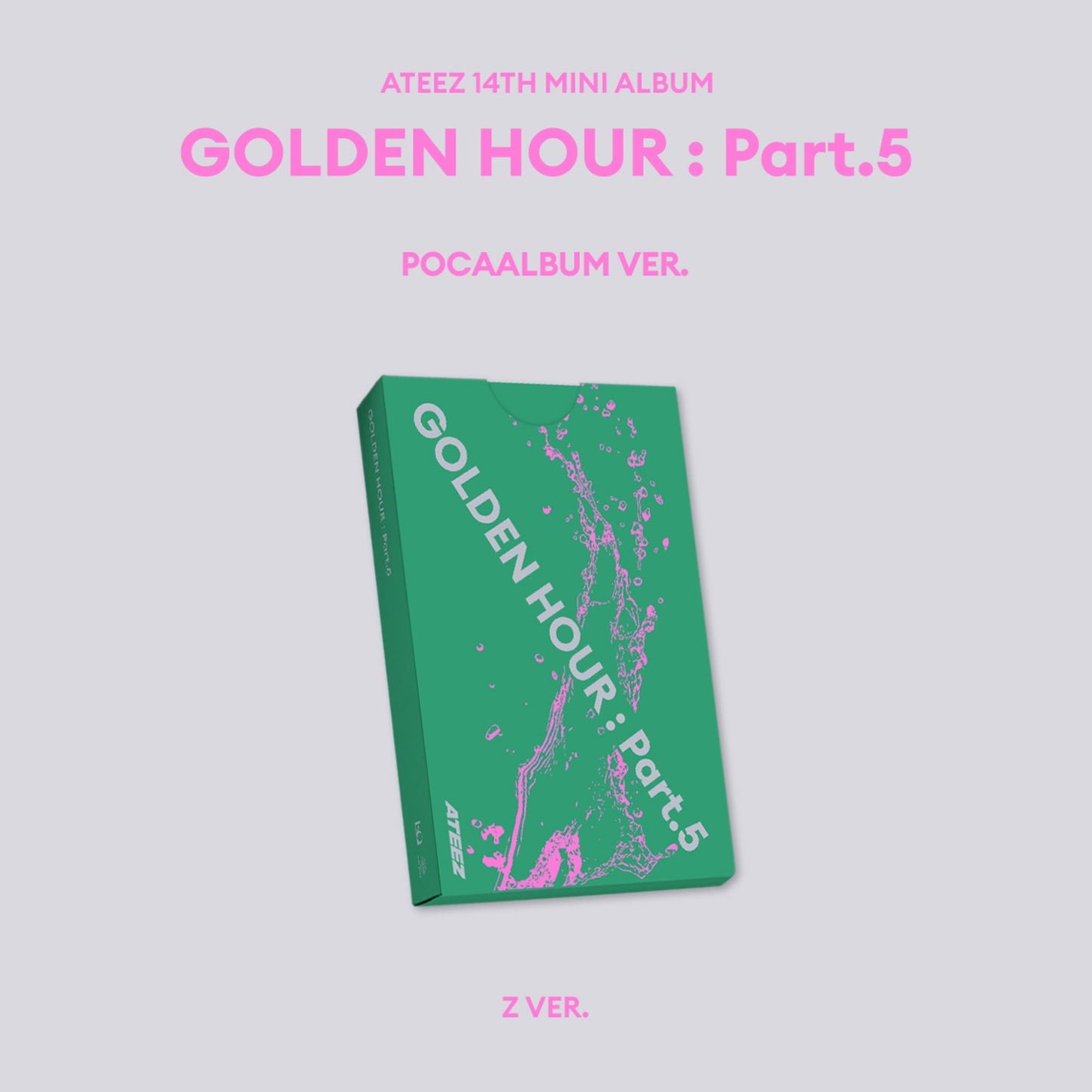 PRE ORDER Ateez GOLDEN HOUR : Part 5 POCAALBUM KQ Shop Pob Option