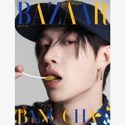 Bangchan Stray Kids HARPER’S BAZAAR KOREA 2025.Feb Magazine