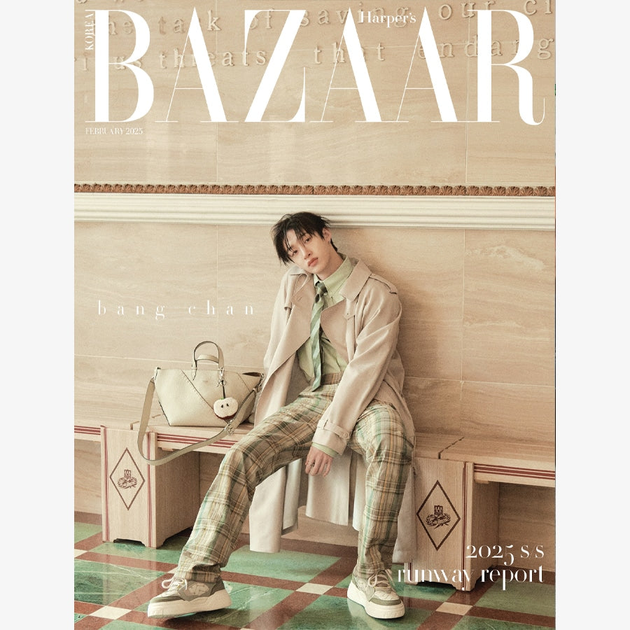 Bangchan Stray Kids HARPER’S BAZAAR KOREA 2025.Feb Magazine