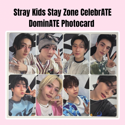 Stray Kids Stay Zone Photocard CelebrATE DominATE 19/10/25