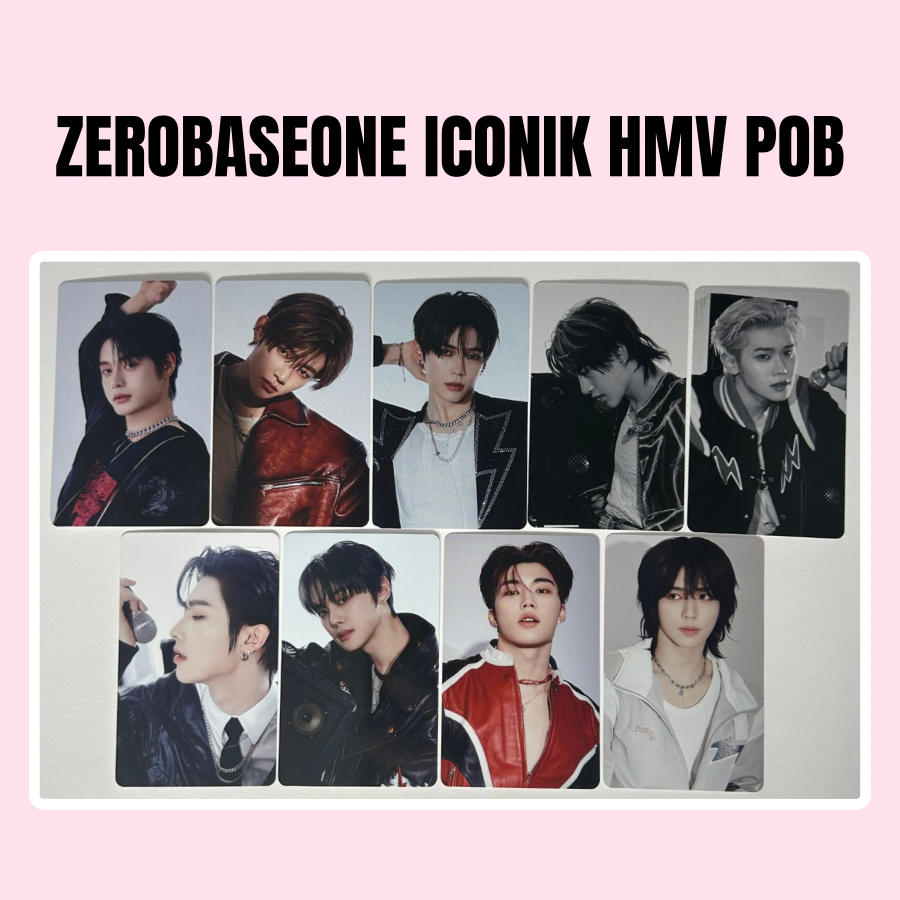 ZEROBASEONE ICONIK Japan Special EP HMV Pob Photocard